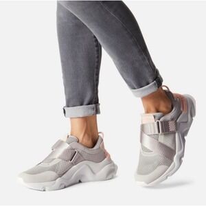 Sorel Kinetic Rnegd Strap Sneakers Breathable Mesh Grey Womens 8 Shoes‎
